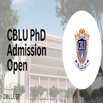 CBLU PhD Admission Open
